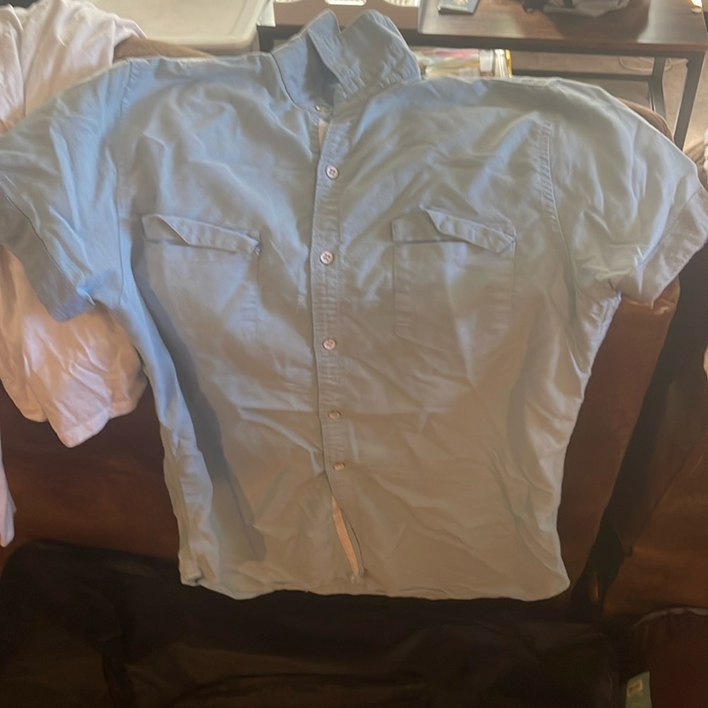 PD&C Stretch Button Up